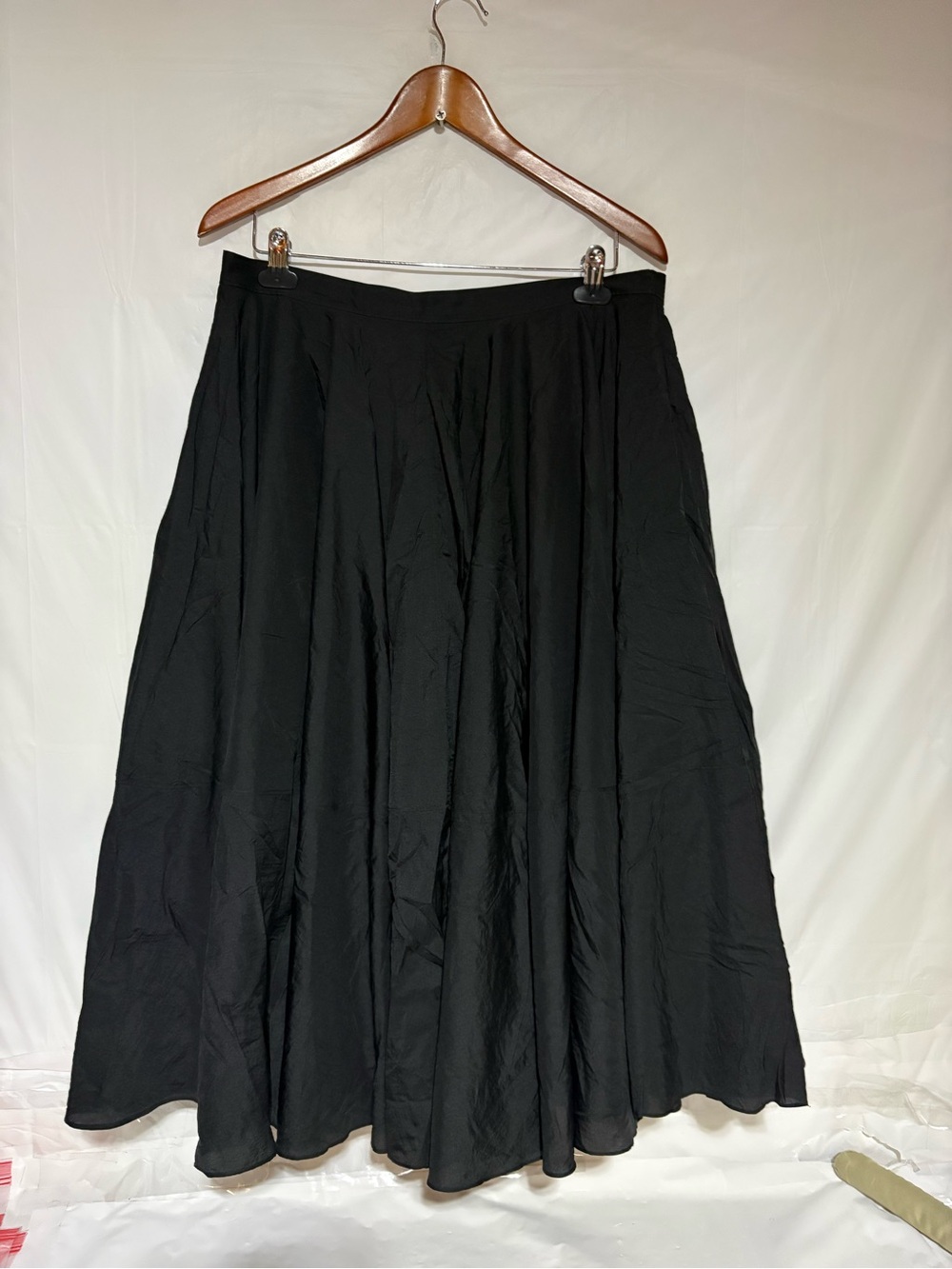 COS Black Full-Length A-Line Skirt